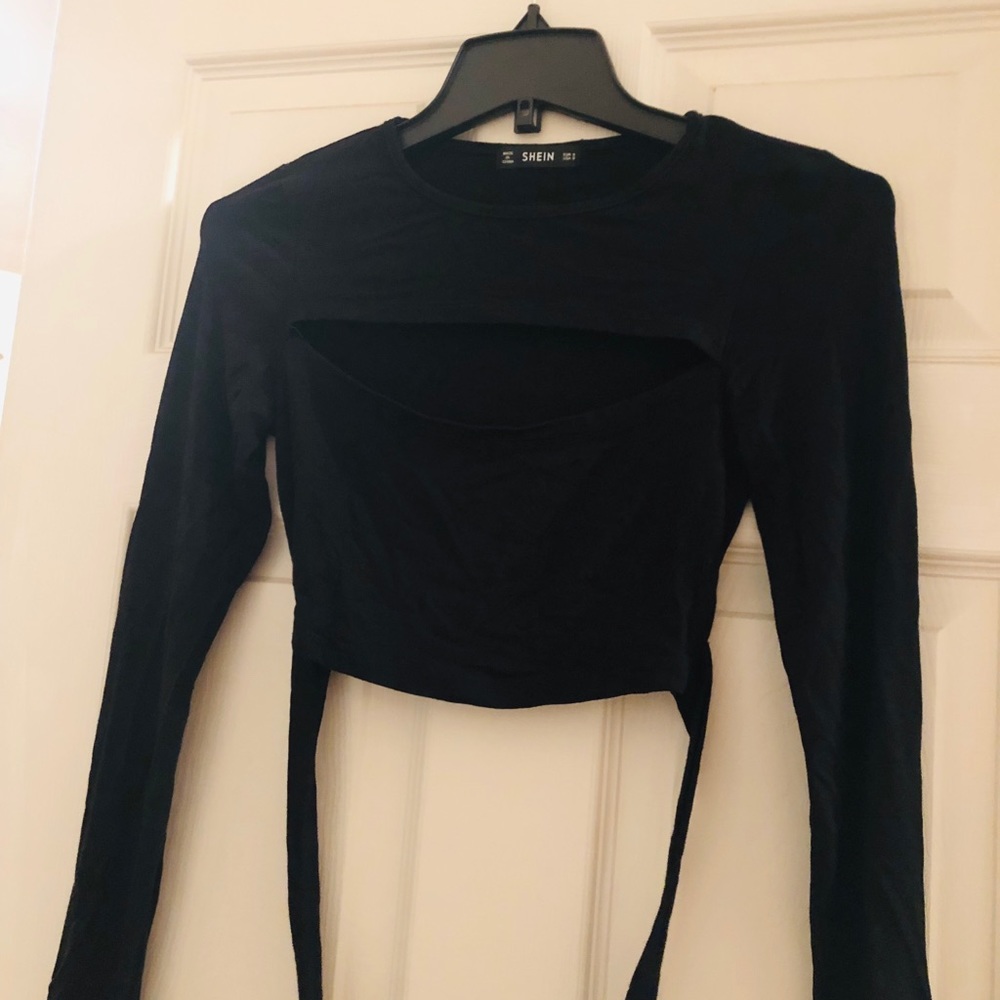 Sexy shein black top!
